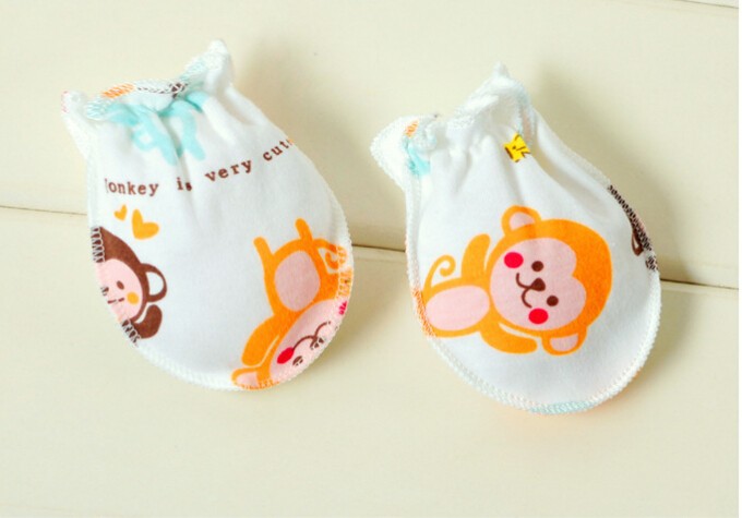 Хлопчатобумажные перчатки для младенцев