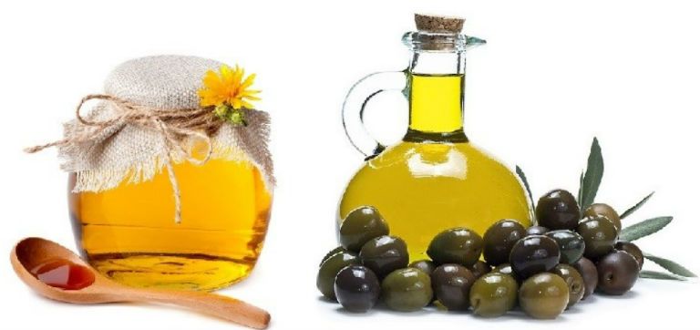 Маска для лица, мед и оливковое масло